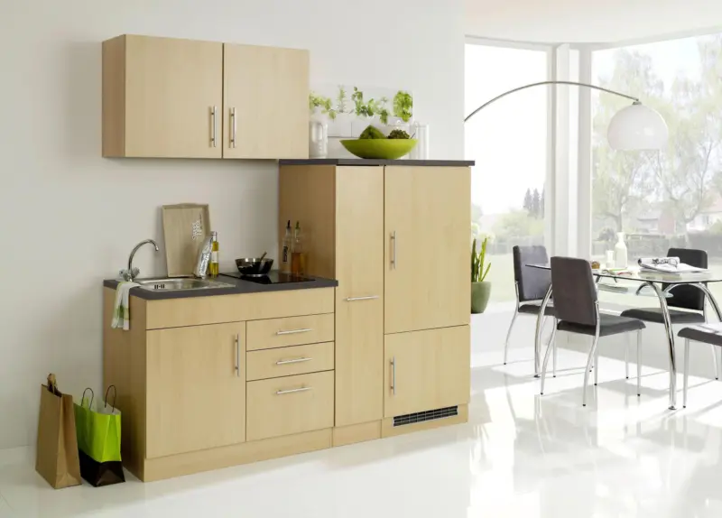 K&uuml;chenblock Toronto II m. Ger&auml;ten Buche