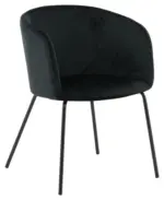 m&ouml;max Stuhl Berit ca. 55x78x55 cm Schwarz