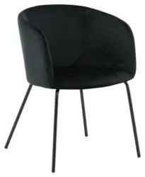 Stuhl Berit ca. 55x78x55 cm Schwarz