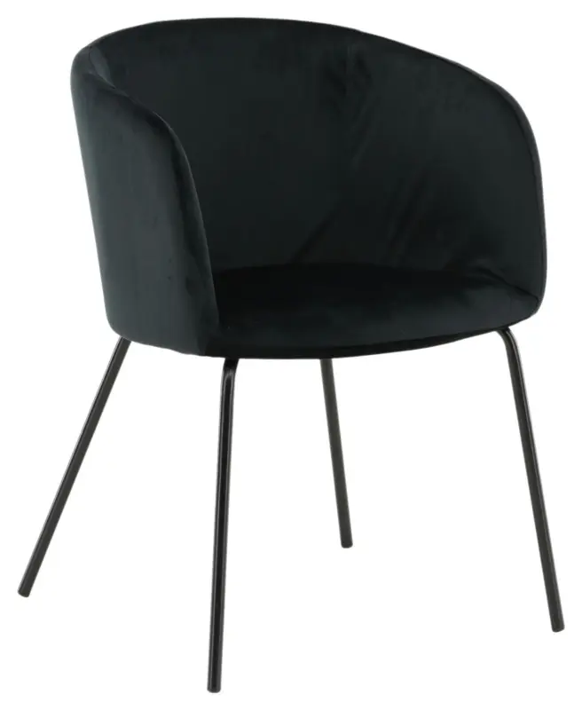 Stuhl Berit ca. 55x78x55 cm Schwarz