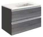 m&ouml;max Waschtischkombi in Grau 'Arezzo'