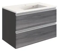 Waschtischkombi in Grau 'Arezzo'
