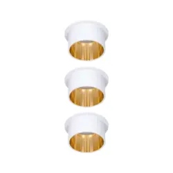 Deckenleuchte Coin Gil in Wei&szlig;/Goldfarben max. 6 W Deckenlampe