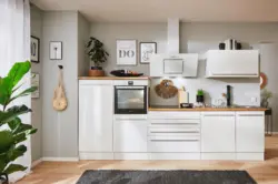 K&uuml;chenblock Gabriel ohne Ger&auml;te ca. 320 cm Wei&szlig;