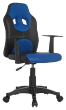 m&ouml;max Jugenddrehstuhl Kid Racer ca.54x90-100x48cm Blau,Schwarz