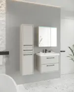 m&ouml;max Badezimmer Toronto 4-tlg. ca. 90 cm inkl. LED Kaschmir/Beige