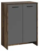 m&ouml;max Schuhschrank Ben ca.63x 83x35cm Anthrazit/Alteiche