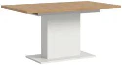 Ausziehtisch Marlon Eiche/Wei&szlig; ca. 150-190x90x76 cm