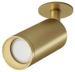 Deckenleuchte Focus Goldfarben max. 50 Watt Deckenlampe