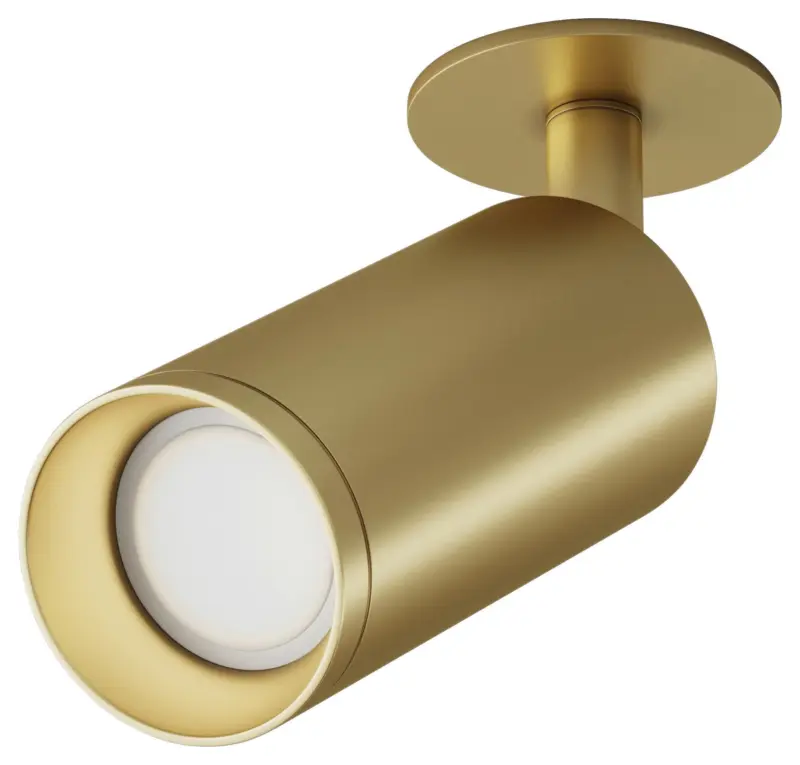 Deckenleuchte Focus Goldfarben max. 50 Watt Deckenlampe