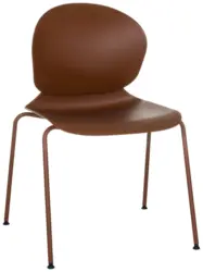 Besucherstuhl Rotbraun ca. 56x80x54cm