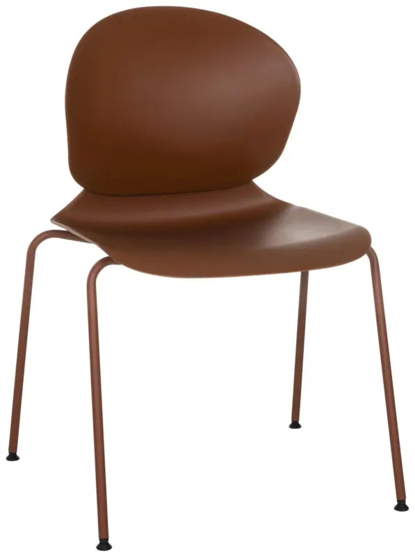 Besucherstuhl Rotbraun ca. 56x80x54cm
