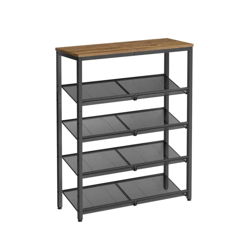 Regal Braun/Schwarz ca. 75x93x28 cm