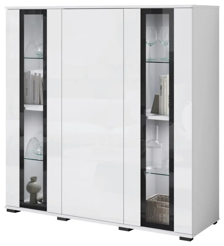 Highboard Caro ca. 120x122 cm Wei&szlig;