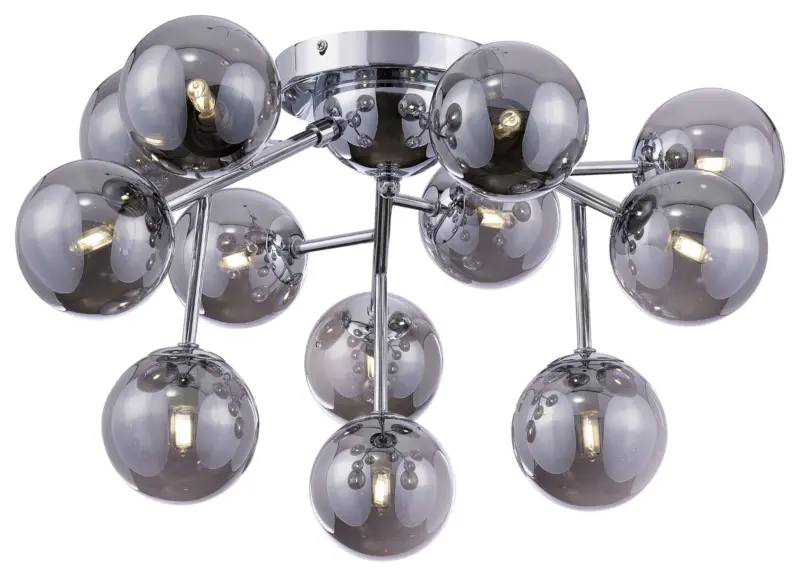 Deckenleuchte Dallas Chromfarben max. 28 Watt Deckenlampe