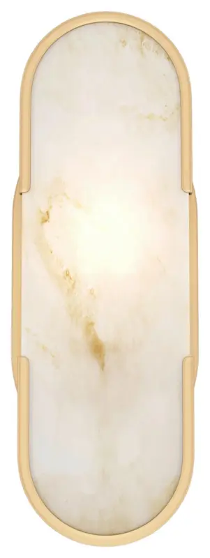 Wandleuchte Marmo Goldfarben max. 40 Watt Wandlampe