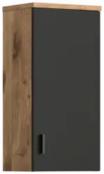 H&auml;ngeschrank Grado ca. 37x75 cm Eiche/Grau