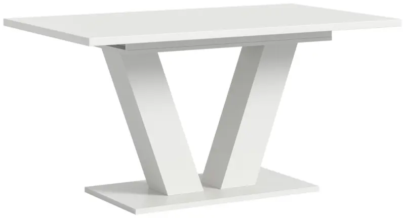 Ausziehtisch Marlon Wei&szlig; ca. 150-190x90x76 cm