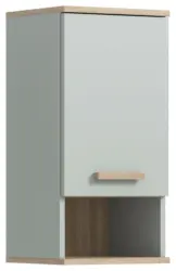 H&auml;ngeschrank Star ca. 34x68x28 cm Eiche/Gr&uuml;ngrau