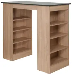 Bartisch MERLE Grau/Eichefarben