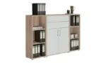 m&ouml;max Aktenschrank Office Edition Sw Set 13 Wei&szlig;/Sonoma Eiche