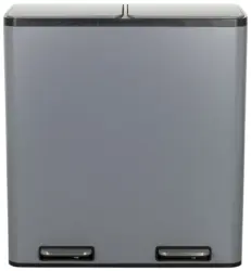 Abfallsammler Clean Grau ca. 58,5x62x32cm