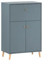 m&ouml;max Sektret&auml;r Serie 500 Blau ca. 65,2x101,7x39cm