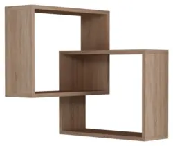 Eckregal RING Eichefarben ca. 60x68x20 cm