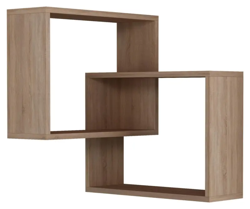 Eckregal RING Eichefarben ca. 60x68x20 cm