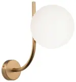 m&ouml;max Wandleuchte Rendez-Vous Messingfarben max. 40 Watt Wandlampe