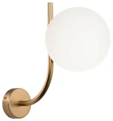 Wandleuchte Rendez-Vous Messingfarben max. 40 Watt Wandlampe