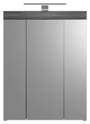 Spiegelschrank Scout Anthrazit/Wei&szlig; mit LED