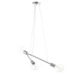 m&ouml;max Pendelleuchte Boomerang argento Silber max. 22 Watt