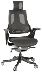 Drehstuhl Spektre Black Grau/Schwarz