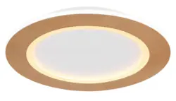 LED-Deckenleuchte Clay Opal/Wei&szlig; max. 30 Watt Deckenlampe