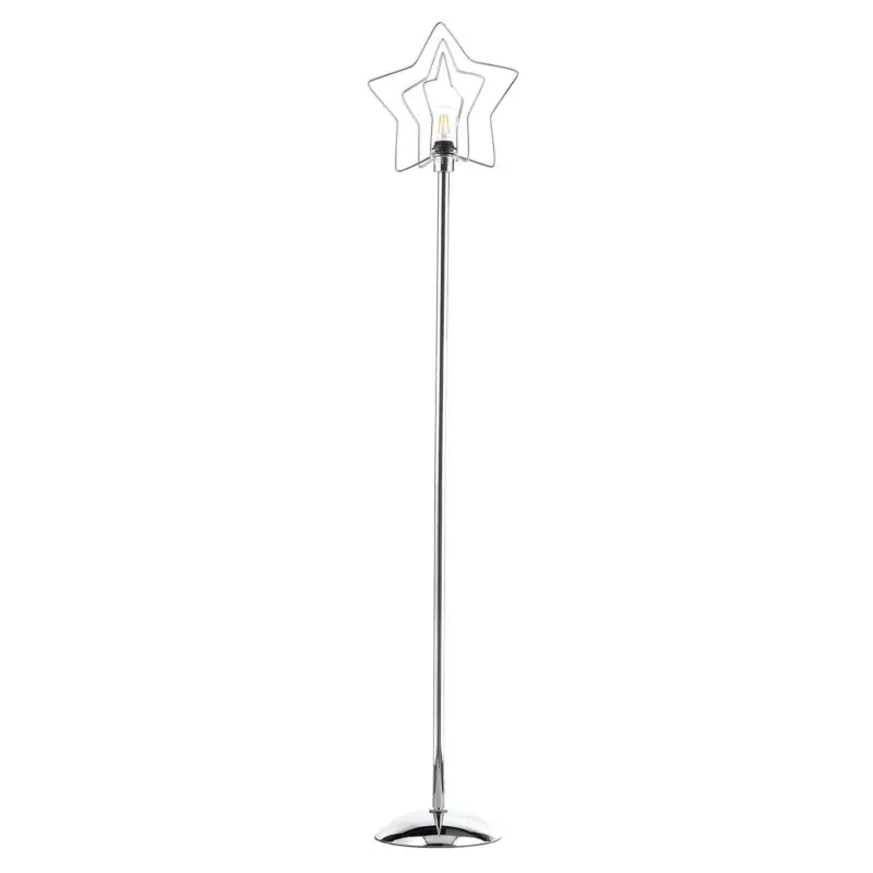 Stehleuchte Estrella Chromfarben max. 22 Watt