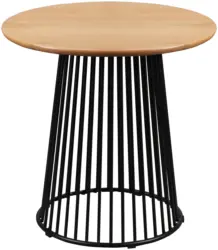 Couchtisch Nica Schwarz/Eichefarben