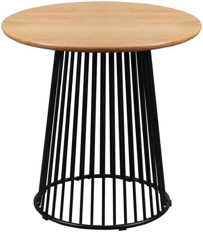 Couchtisch Nica Schwarz/Eichefarben