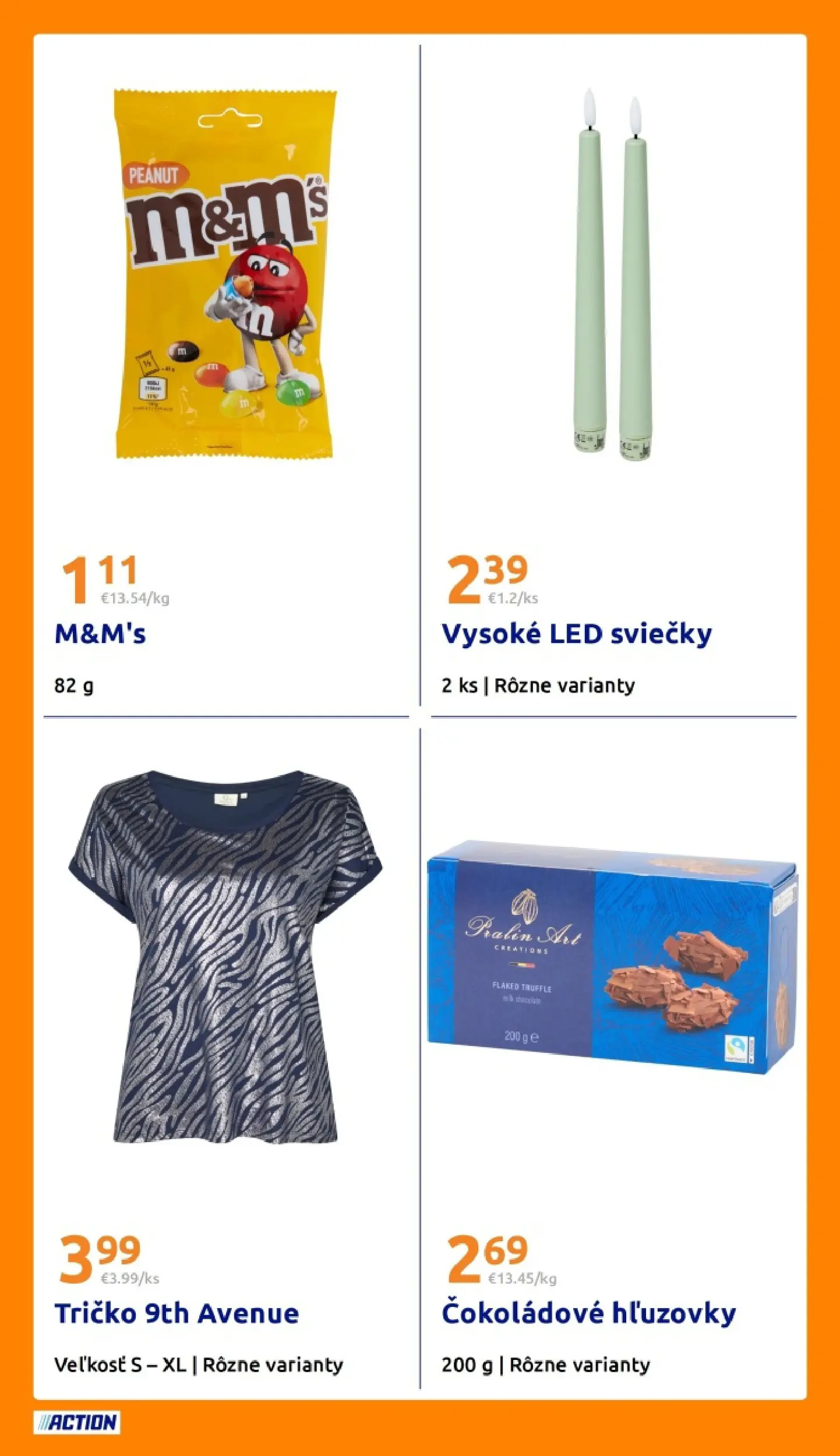 Action leták platný do 21.04.2026 od 15.04.2026 » aktuálna akcia | Strana: 20 | Produkty: Led, Tričko, Sviečky