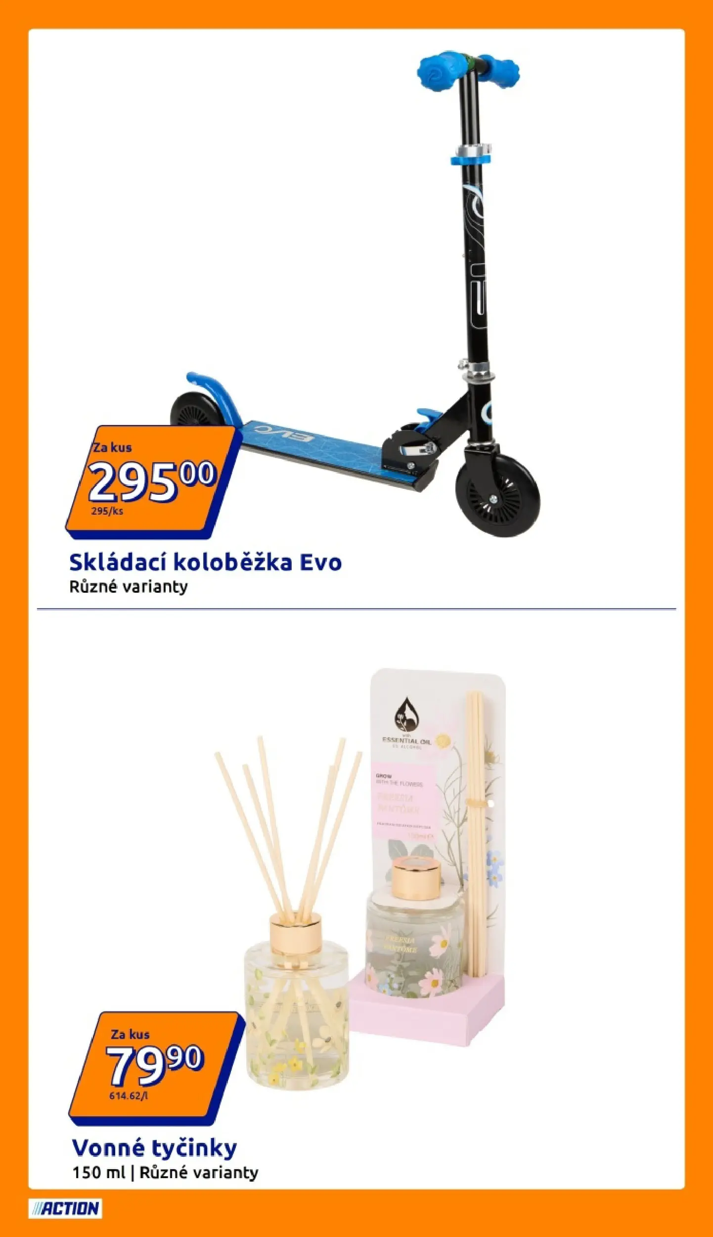 Action leták od 15.04.2026 - Akční leták online | Strana: 7 | Produkty: Koloběžka, Tyčinky, Vonné tyčinky
