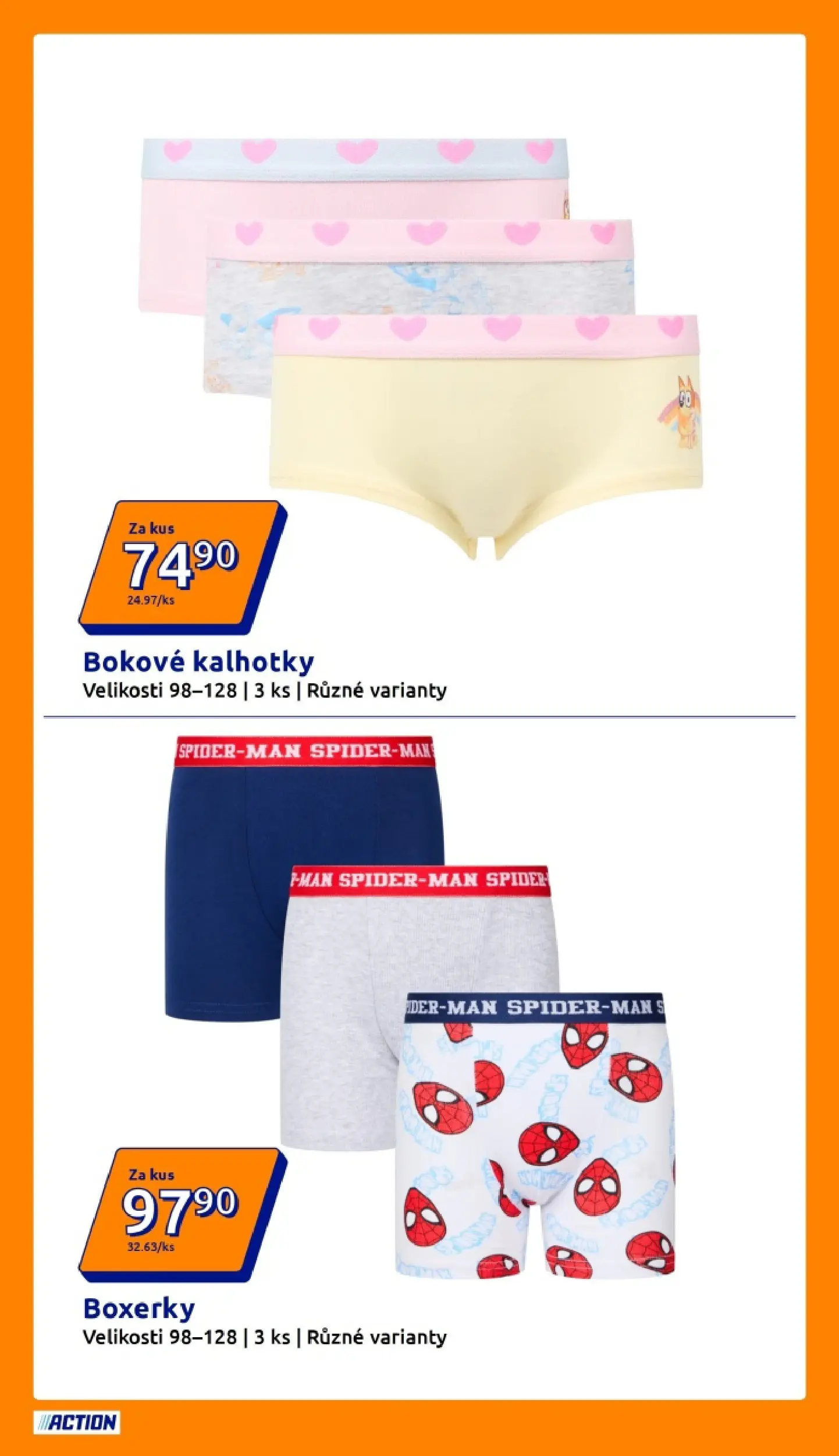 Action leták od 15.04.2026 - Akční leták online | Strana: 15 | Produkty: Kalhotky, Boxerky
