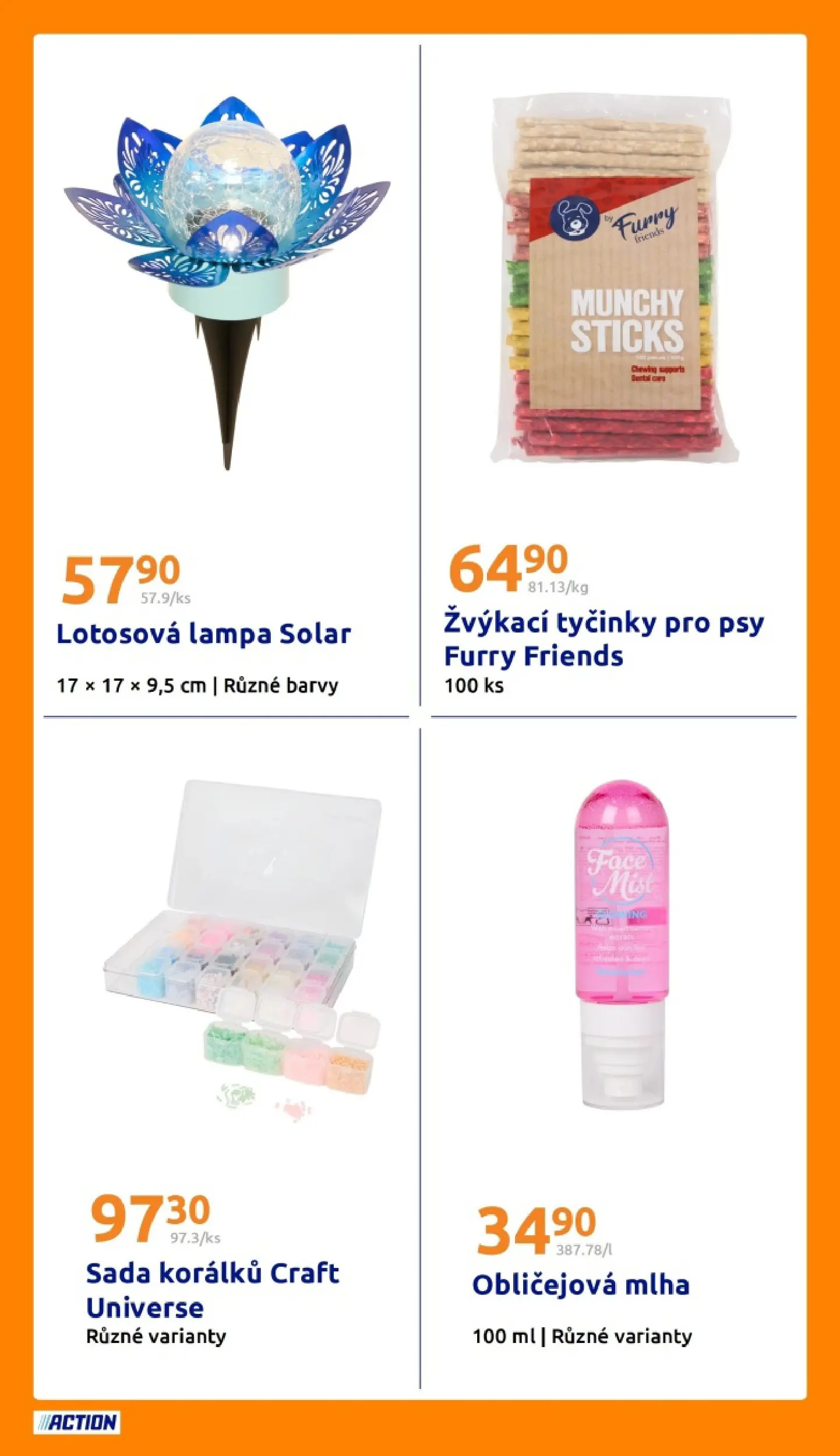 Action leták od 15.04.2026 - Akční leták online | Strana: 22 | Produkty: Tyčinky, Lampa, Barvy