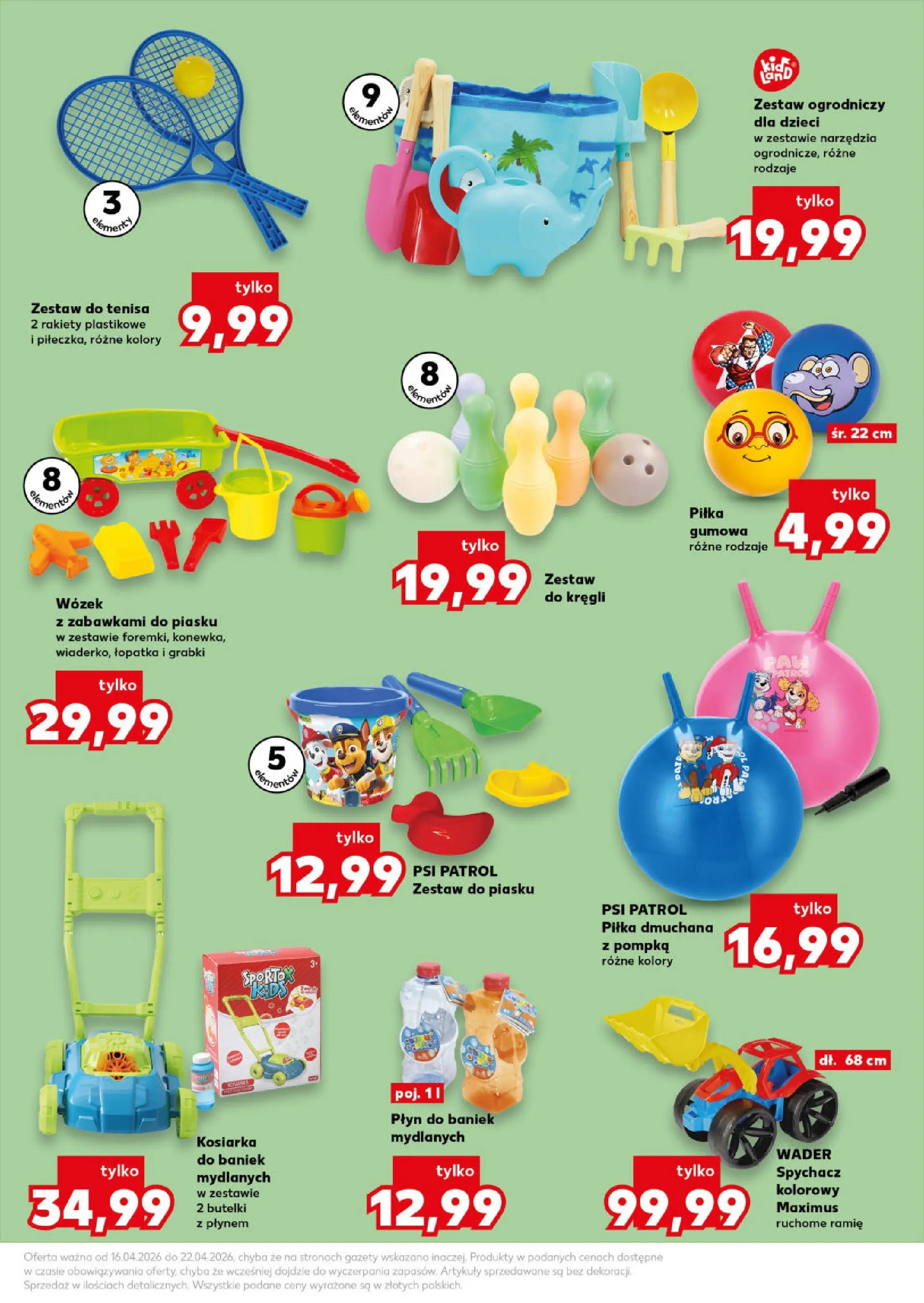 Kaufland gazetka - Ogród od 16.04.2026 - od jutra PDF | Strona: 13 | Produkty: Kosiarka
