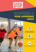 Casal Sport Bouger + pour apprendre mieux - au 31.05.2026