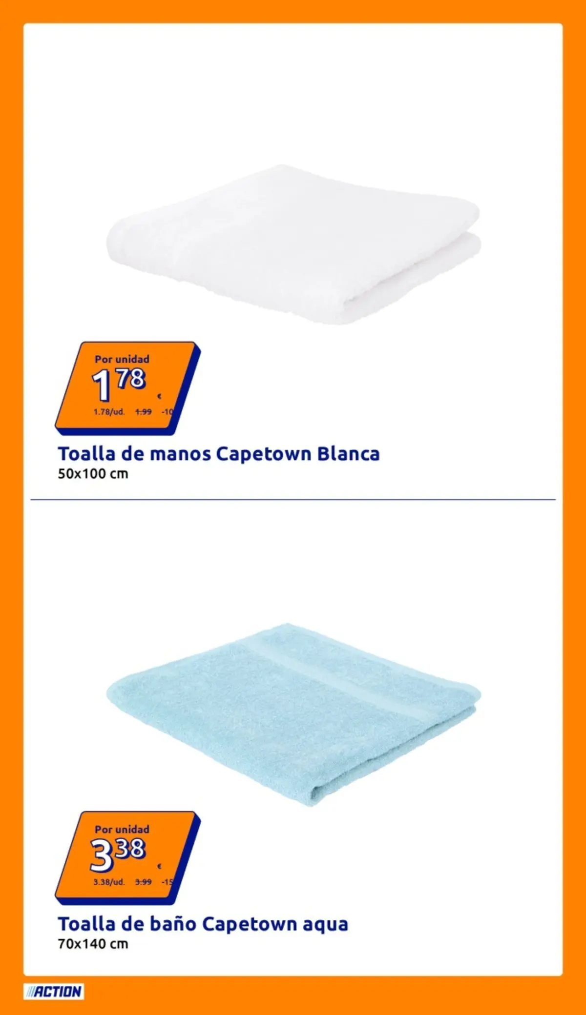 Action folleto 15/04/2026 - 21/04/2026 | Página: 4 | Productos: Toalla de manos, Toalla de baño, Baño