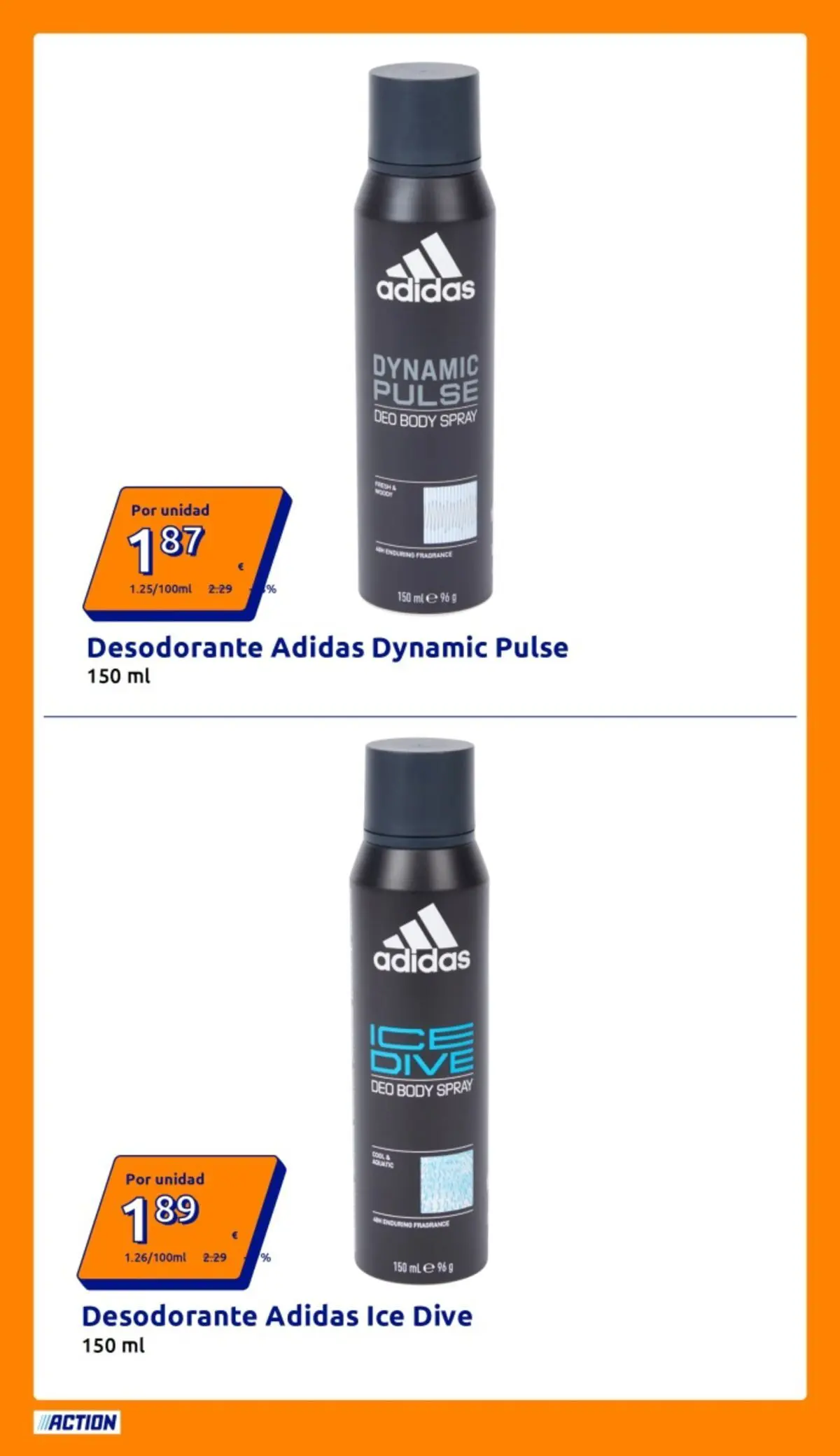 Action folleto 15/04/2026 - 21/04/2026 | Página: 9 | Productos: Desodorante, Body