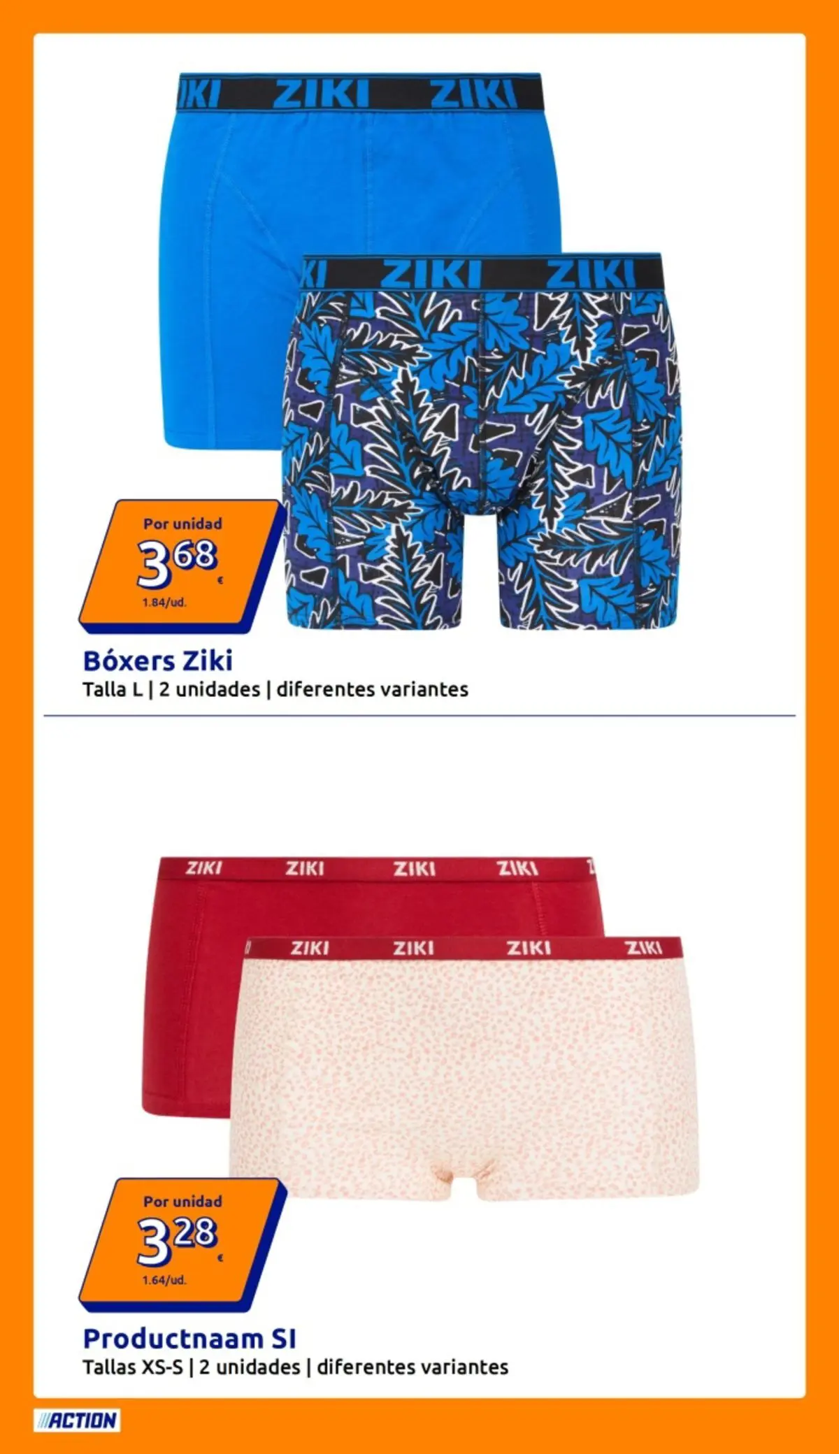 Action folleto 15/04/2026 - 21/04/2026 | Página: 13 | Productos: Boxers