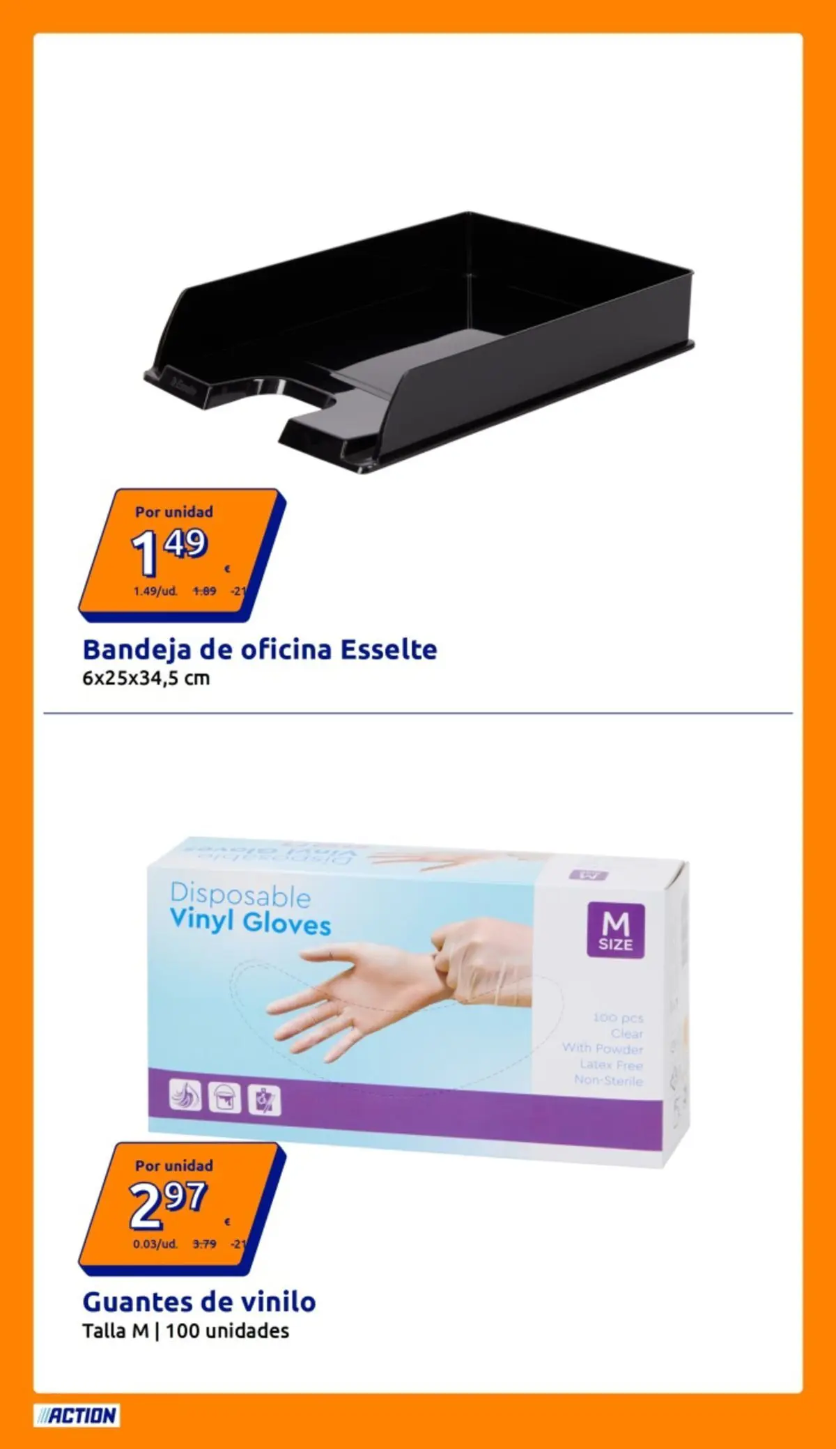Action folleto 15/04/2026 - 21/04/2026 | Página: 16 | Productos: Guantes, Bandeja