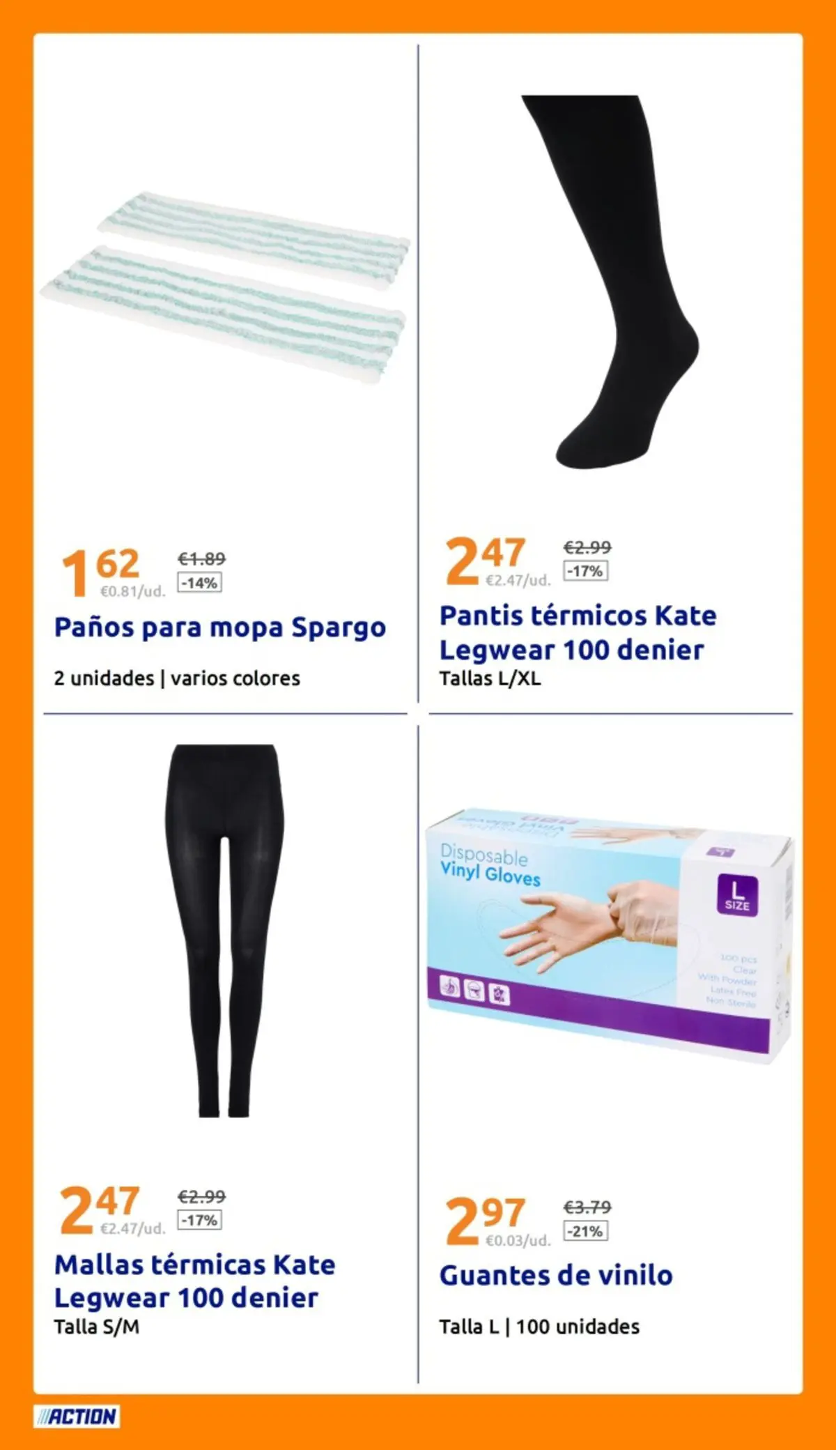 Action folleto 15/04/2026 - 21/04/2026 | Página: 17 | Productos: Guantes