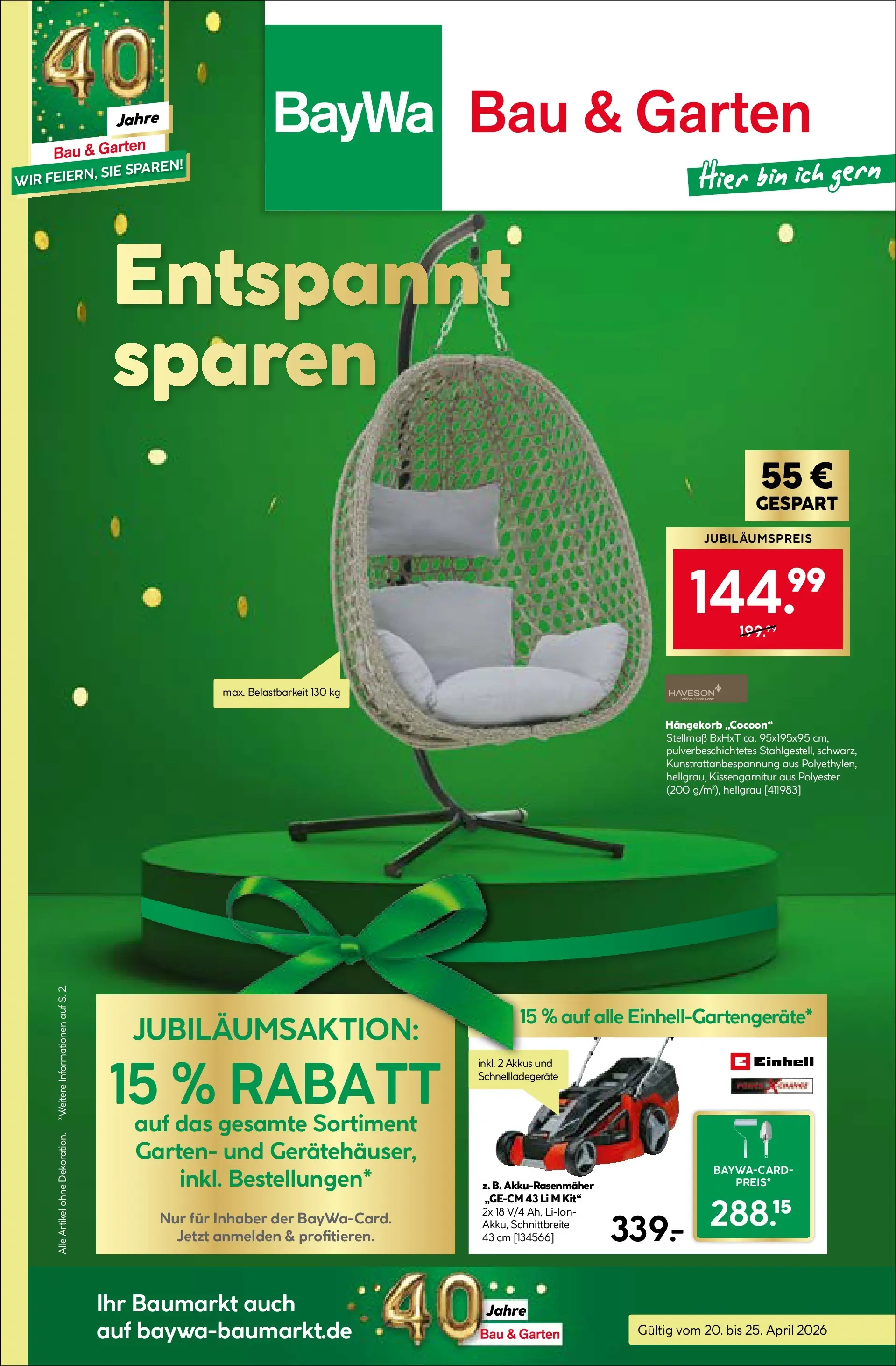 Angebote - BayWa: Wochenangebote (ab 19.04.2026) zum Blättern | Seite: 1